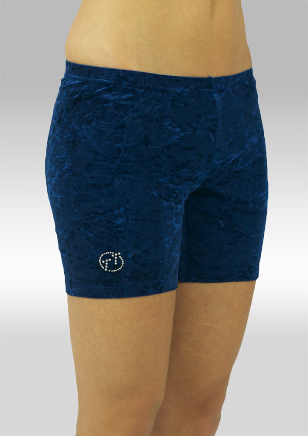 Legging kurz Dunkelblau Samt 756ma